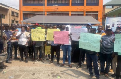 Oyo IBEDC workers stage protest over mass layoffs, salary deductions